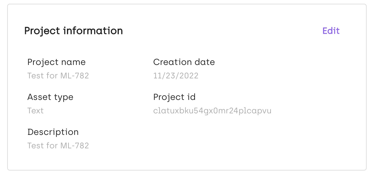 Get Project ID from UI